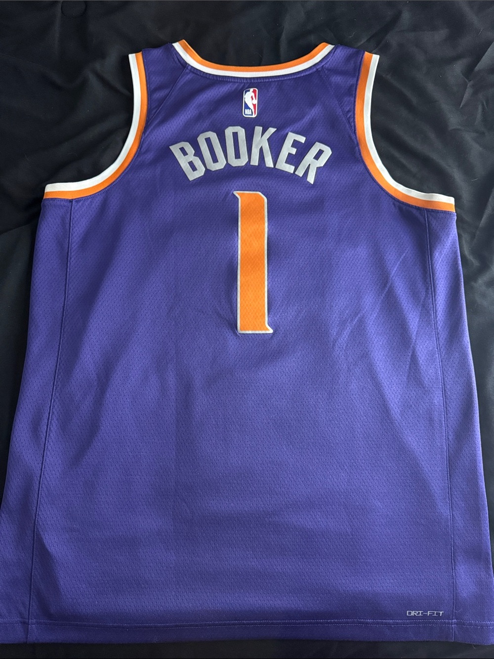 Phoenix Suns #1 Devin Booker NBA Nike Icon Edition Swingman Jersey